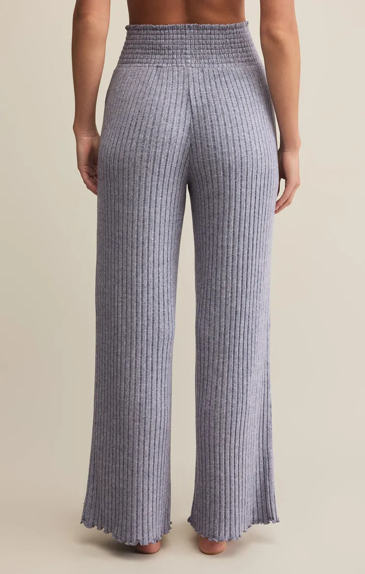 Z-Supply Dawn Smocked Rib Pant - WORN BLUE sold by Sun Diego Boardshops product image thumbnail 2