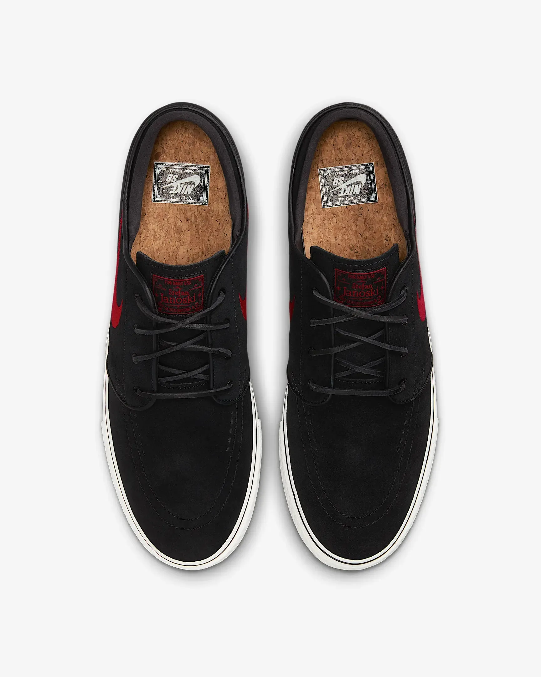 Nike SB Zoom Janoski OG+ - BLACK/UNIVERSITY RED/WHITE sold by Sun Diego Boardshops product image thumbnail 2