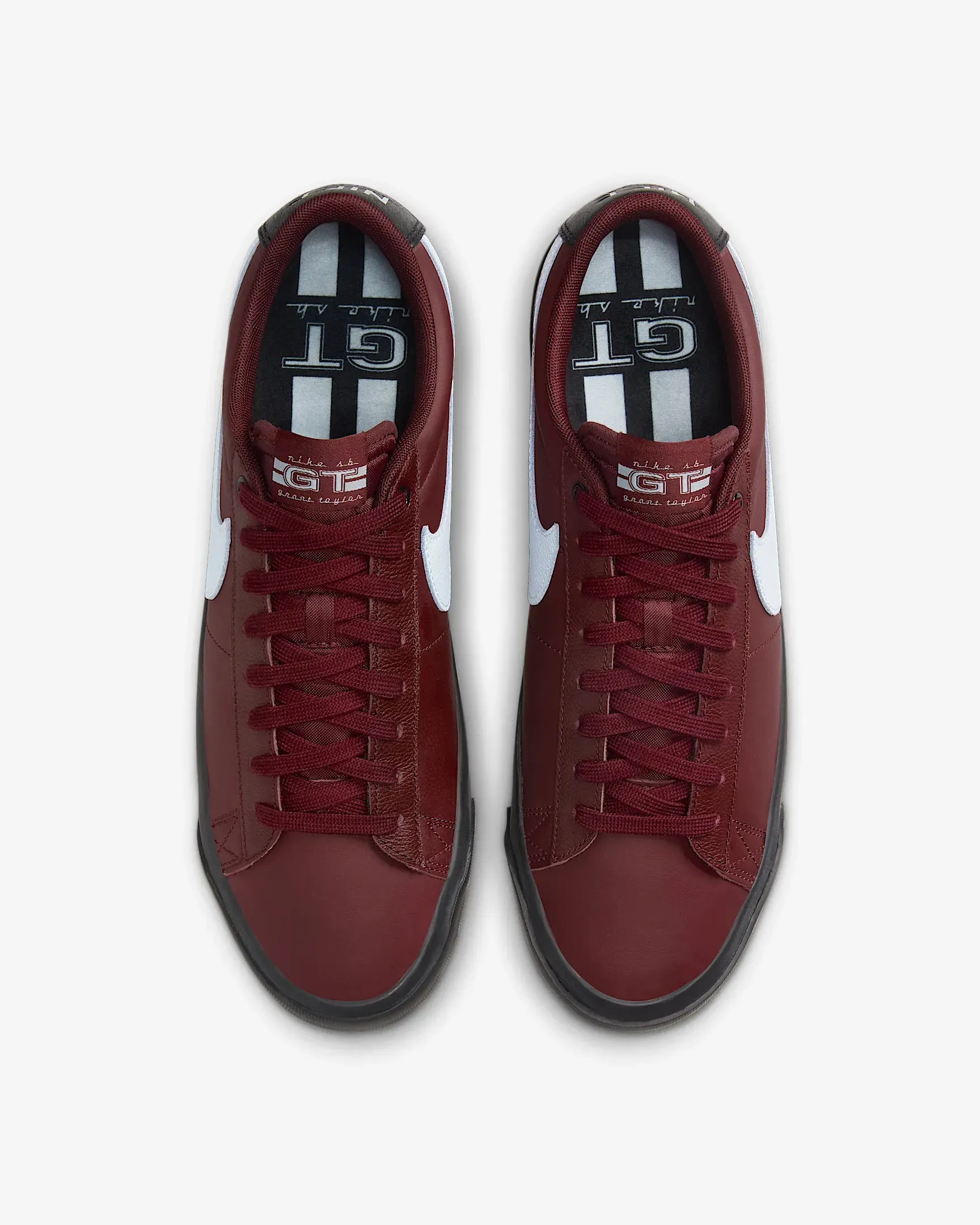 Nike SB Blazer Low Pro GT - DARK TEAM RED/LT ARMORY BLUE sold by Sun Diego Boardshops product image thumbnail 2
