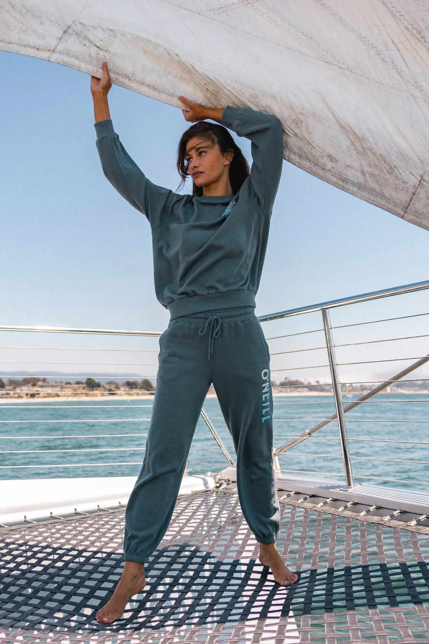 O'Neill WEEKENDS LOUNGE FLEECE PANTS - WASHED SLATE sold by Sun Diego Boardshops