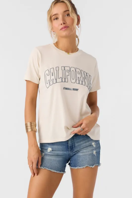 O'Neill COASTAL CALI TEE - TAPIOCA sold by Sun Diego Boardshops
