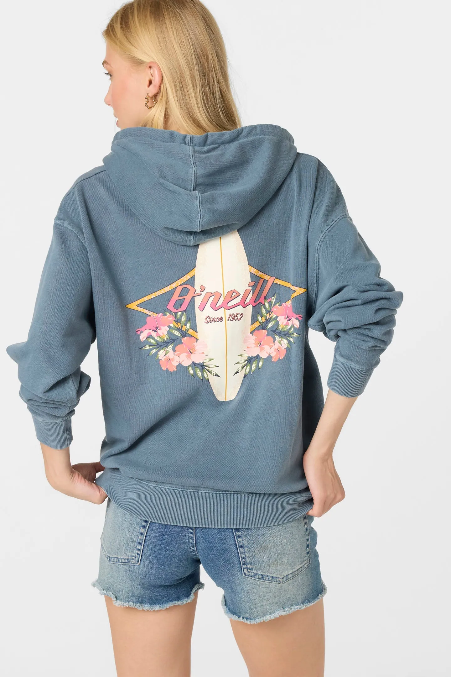 O'Neill DRIFT HOODY FLEECE PULLOVER - WASHED SLATE sold by Sun Diego Boardshops product image thumbnail 2