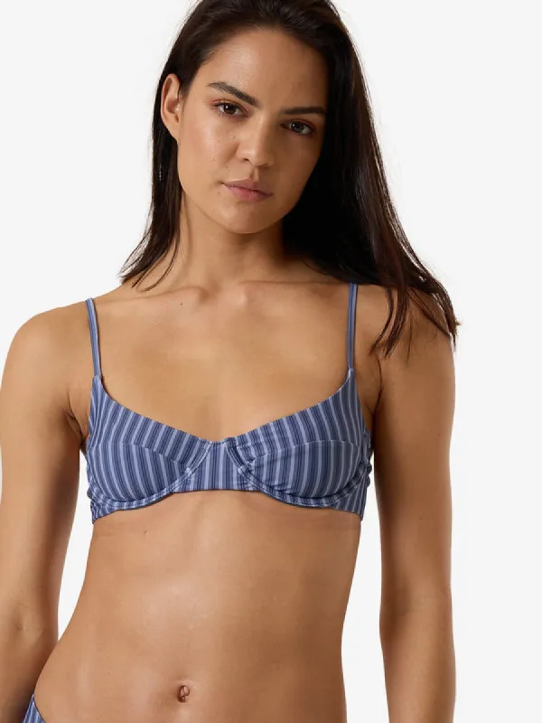 THRILLS Infinity Underwire Bikini Top - ESTATE BLUE made by Thrills