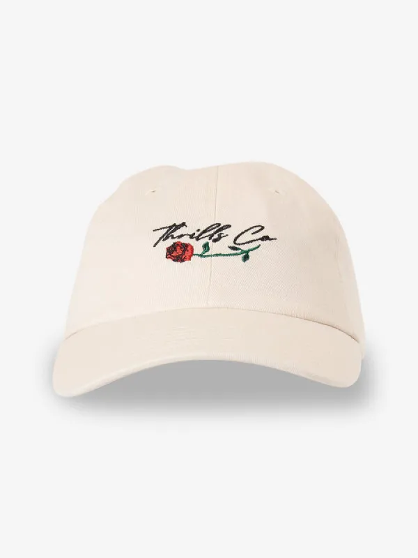 THRILLS Signature Rose 6 Panel Cap - HERITAGE WHITE sold by Sun Diego Boardshops