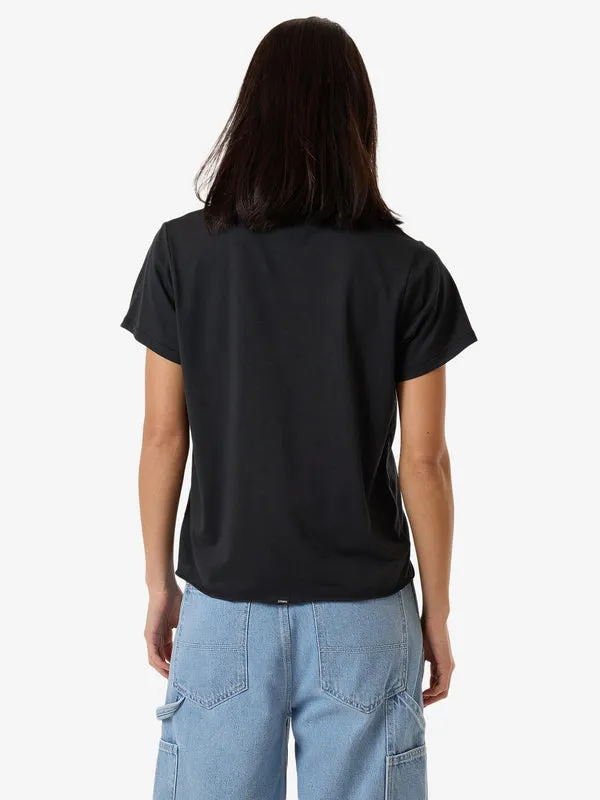 THRILLS Minimal Thrills Relaxed Tee - FADED BLACK sold by Sun Diego Boardshops product image thumbnail 2