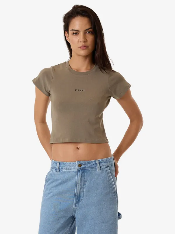 THRILLS Minimal Thrills Mini Tee - BRINDLE sold by Sun Diego Boardshops