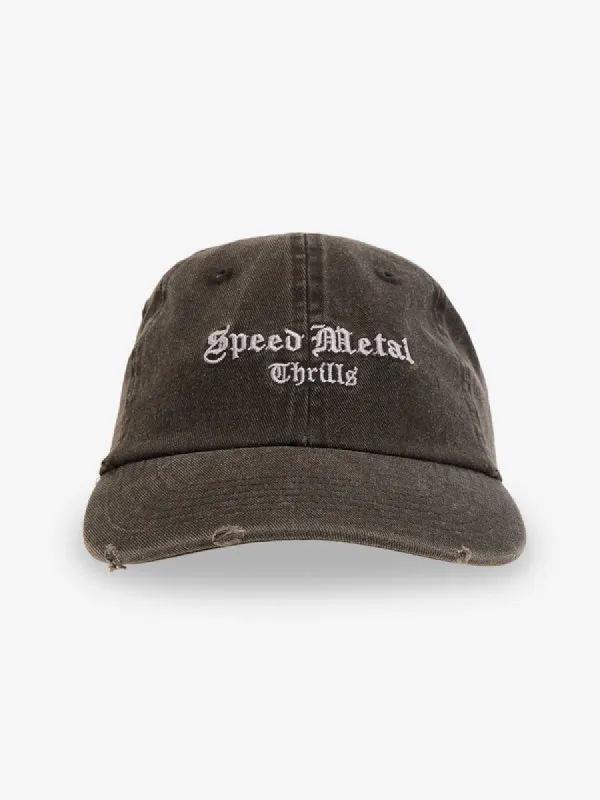 THRILLS Speed Metal 6 Panel Cap - MERCH BLACK made by Thrills