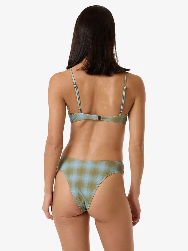 THRILLS Ansley 90s High Cut Bikini Bottoms - STONE BLUE sold by Sun Diego Boardshops product image thumbnail 2