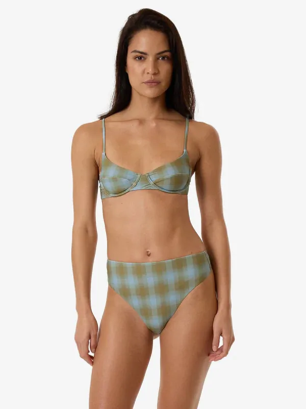 THRILLS Ansley Underwire Bikini Top - STONE BLUE sold by Sun Diego Boardshops