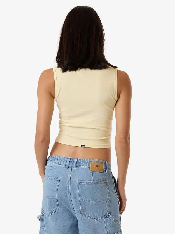 THRILLS Halftone Daze Y2K Tank - BUTTER sold by Sun Diego Boardshops product image thumbnail 2