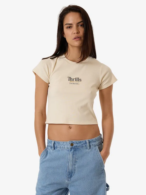 THRILLS Higher Road Mini Tee - UNBLEACHED sold by Sun Diego Boardshops