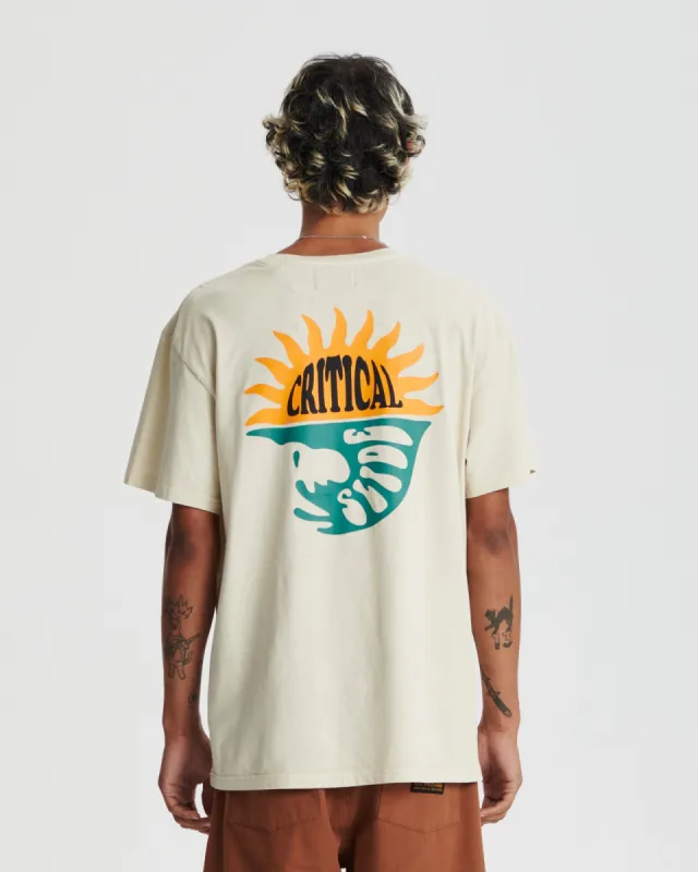 Critical Slide Reflection Tee - BONE made by Sun Diego Boardshops