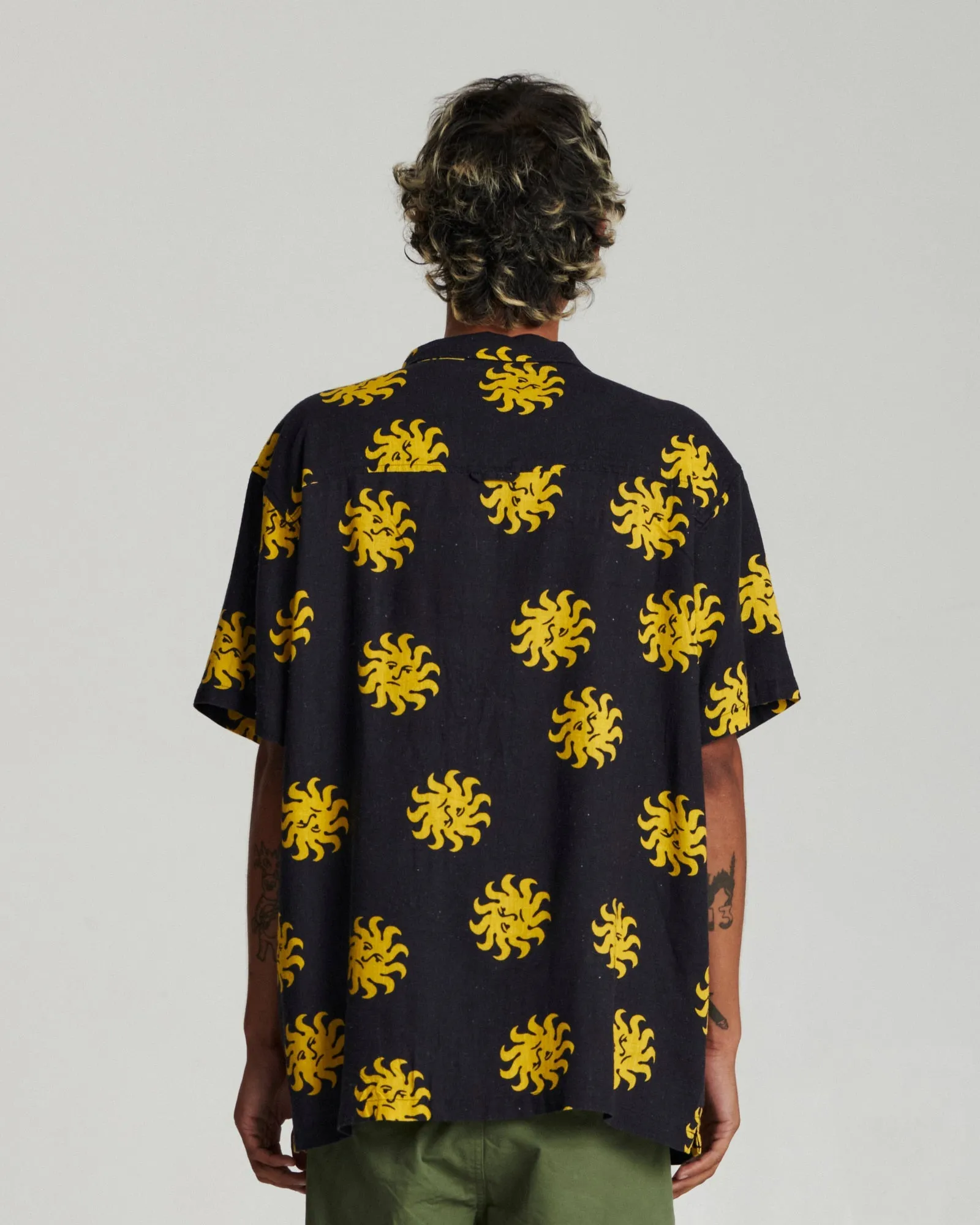 Critical Slide Morning Resort Shirt - BLACK sold by Sun Diego Boardshops product image thumbnail 2