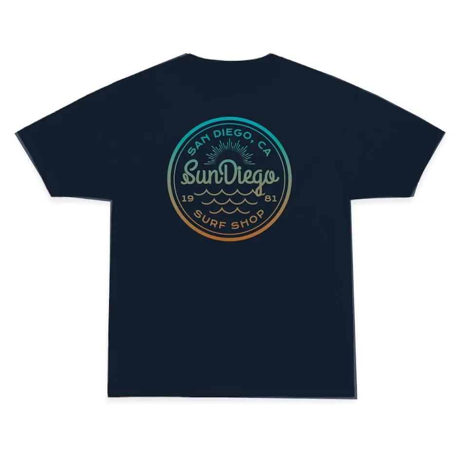 Sun Diego WellRounded Tee - WASHED NAVY sold by Sun Diego Boardshops