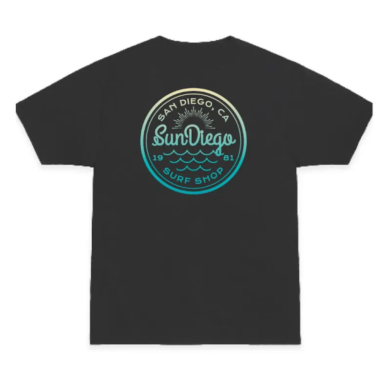 Sun Diego WellRounded Tee - VINTAGE BLACK sold by Sun Diego Boardshops