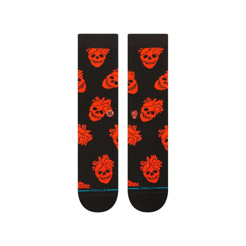 Stance Strange Love X Stance Cotton Crew Socks - BLACK sold by Sun Diego Boardshops product image thumbnail 2