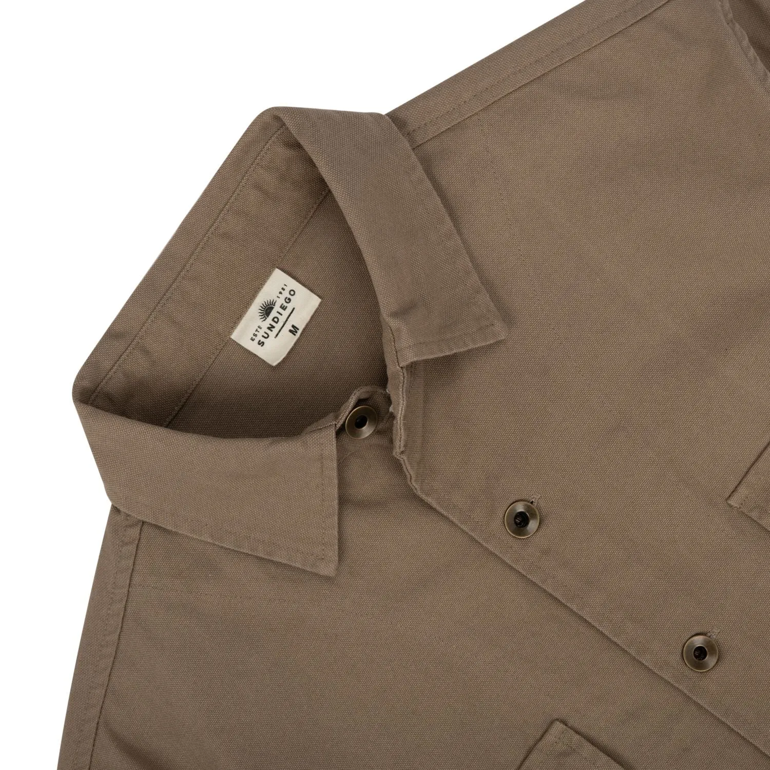 SunDiego Wip Chore Jacket - COCOA sold by Sun Diego Boardshops product image thumbnail 2