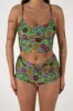 Inner Relm Ninety Nine Top - GREEN FLOWER sold by Sun Diego Boardshops