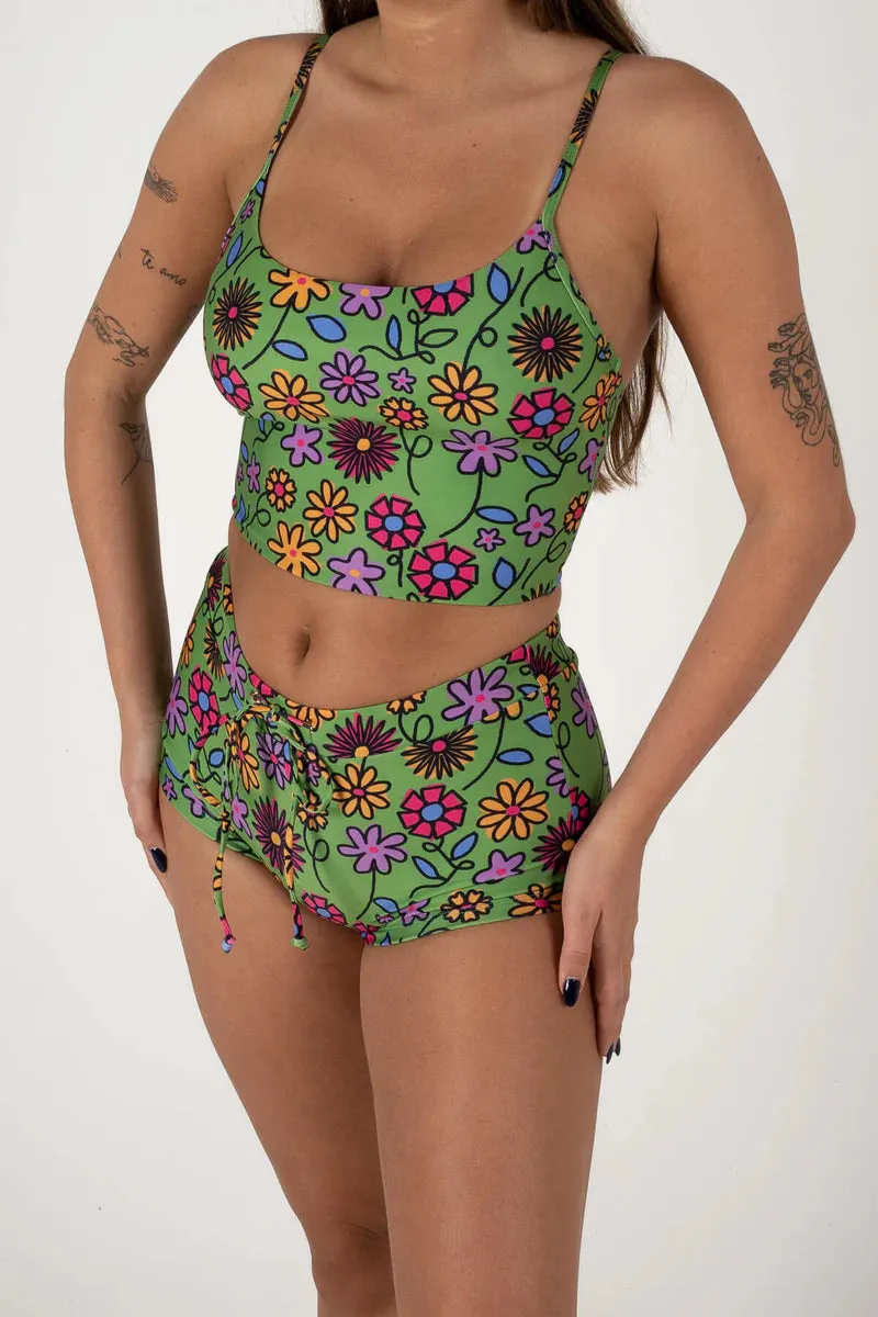 Inner Relm Eighty Eight Swim Shorts - GREEN FLOWER sold by Sun Diego Boardshops product image thumbnail 2