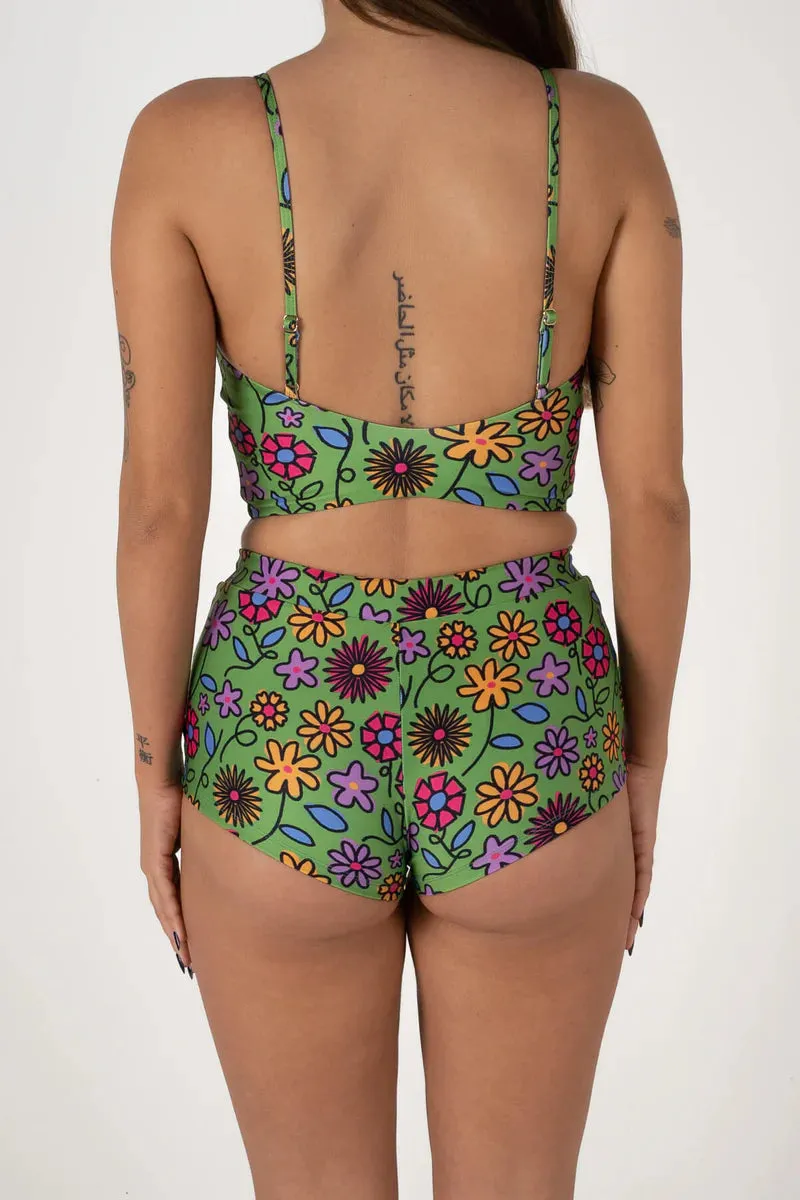 Inner Relm Eighty Eight Swim Shorts - GREEN FLOWER sold by Sun Diego Boardshops product image thumbnail 3