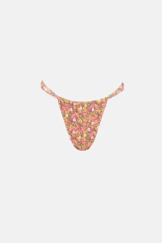 Rhythm Marie Floral Soft Side Itsy Pant - PINK made by Rhythm.