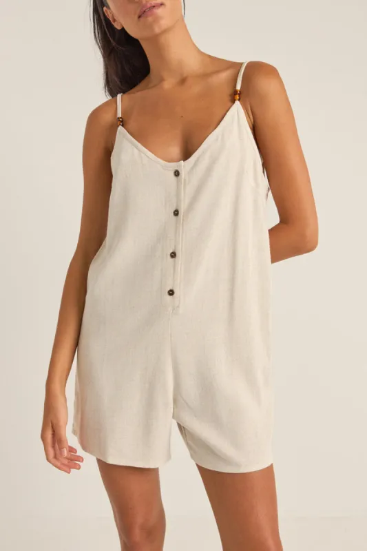 Rhythm Essential Adjustable Romper - OAT sold by Sun Diego Boardshops