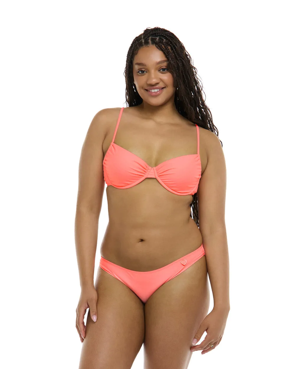Body Glove Smoothies Alice Underwire Bikini Top - CORAL sold by Sun Diego Boardshops
