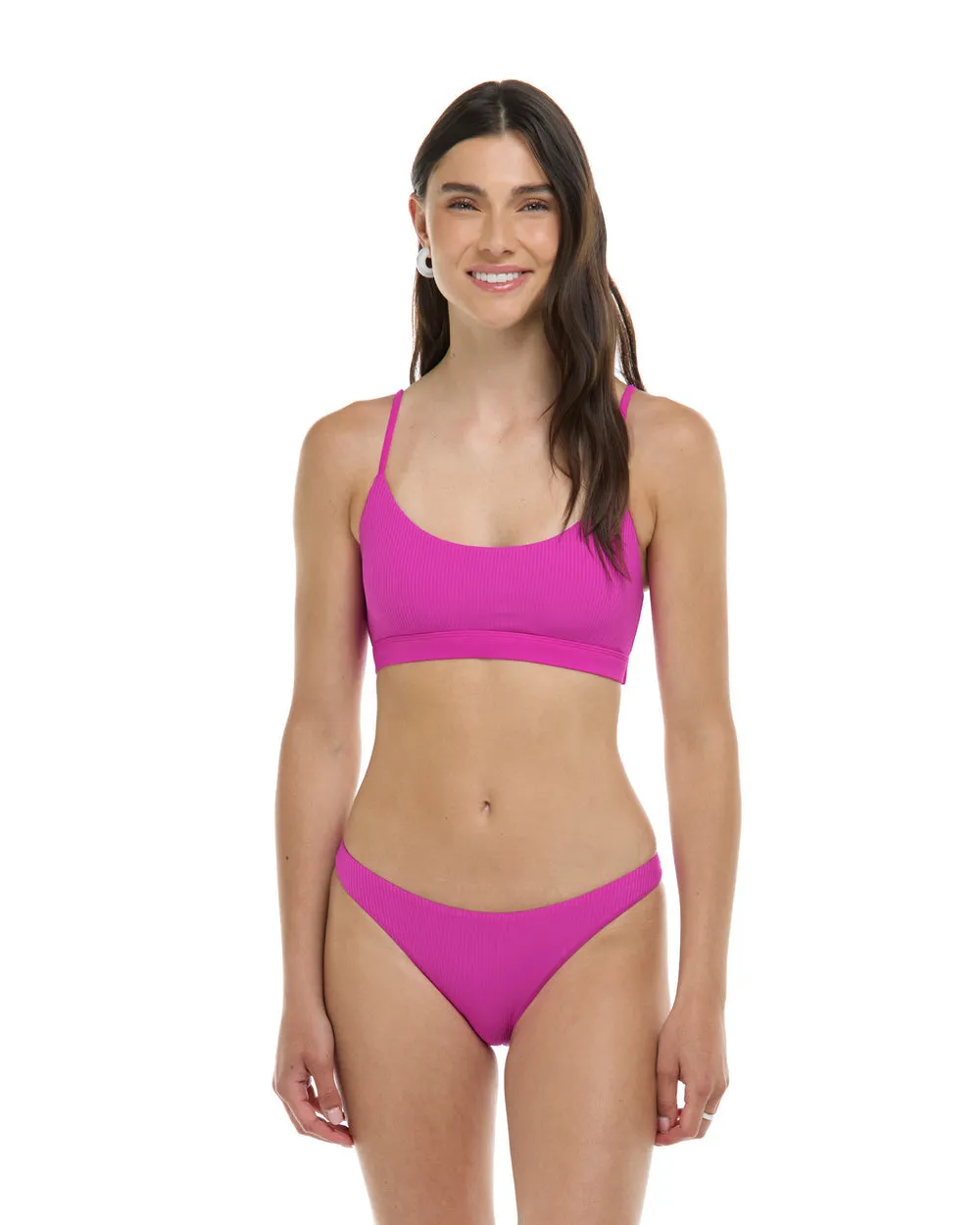 Body Glove Ibiza Aro Bralette Bikini Top - FUCHSIA sold by Sun Diego Boardshops