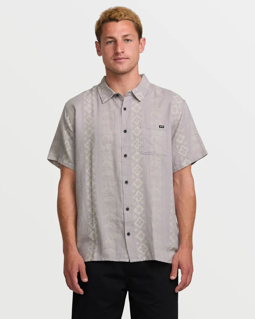 Billabong Sundays Jacquard Short Sleeve Shirt - PURPLE sold by Sun Diego Boardshops