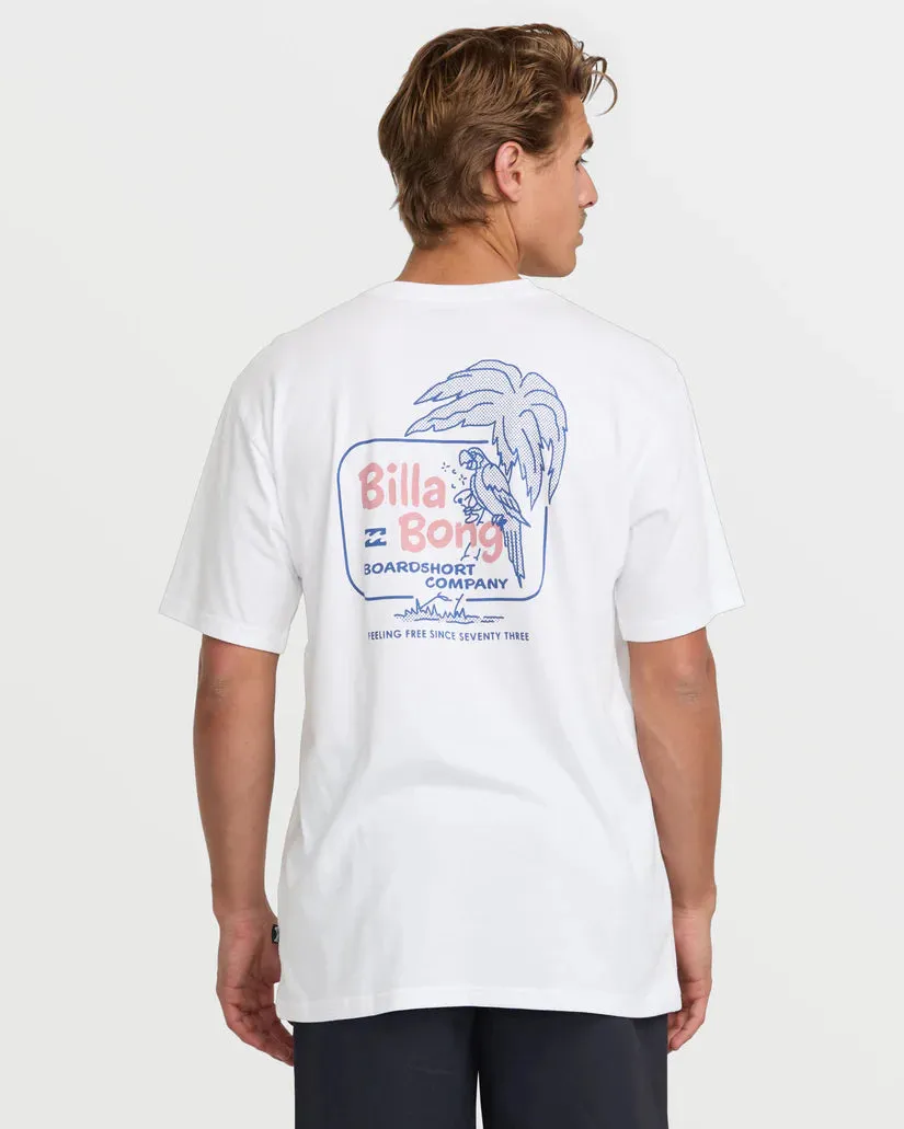 Billabong Good Signs Premium Short Sleeve Tee - WHITE sold by Sun Diego Boardshops