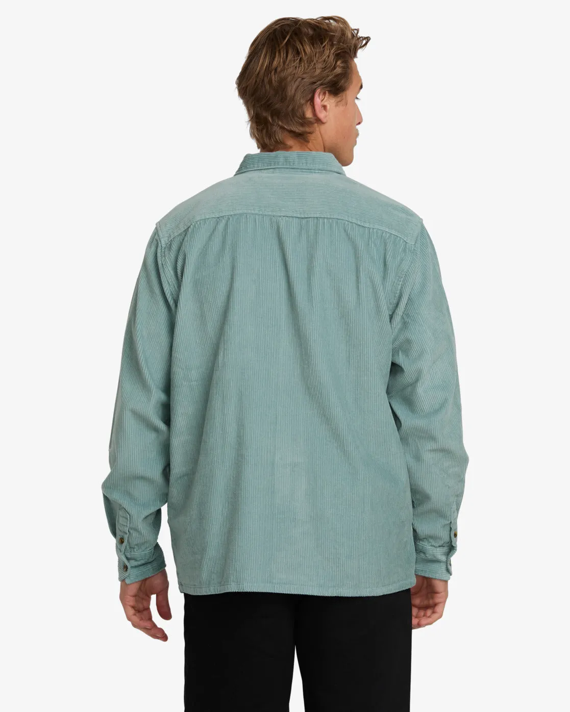 Billabong Bong Days Long Sleeve Cord Shirt - WASHED BLUE sold by Sun Diego Boardshops product image thumbnail 2