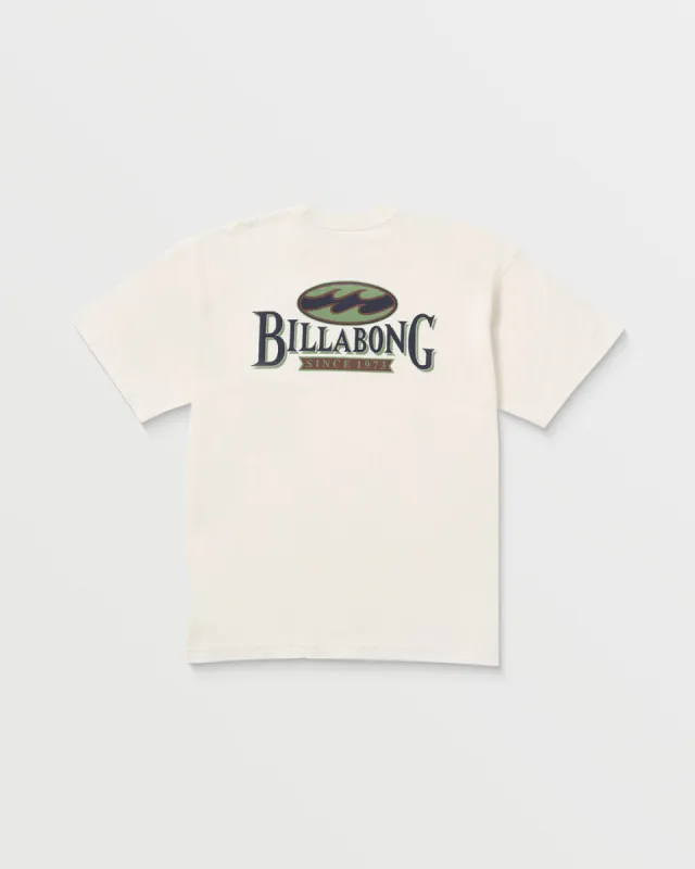 Billabong Double Spread OG Short Sleeve Tee - OFF WHITE sold by Sun Diego Boardshops