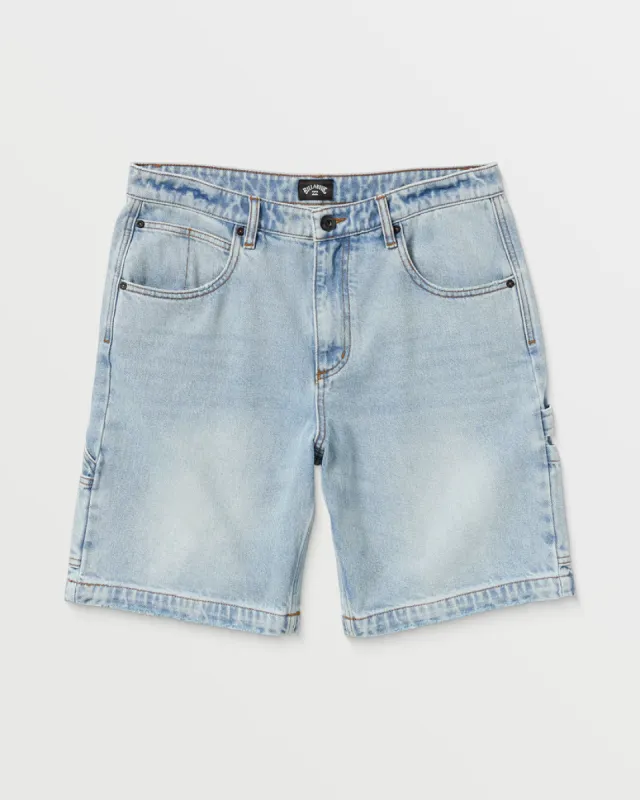 Billabong Bad Dog 21" Shorts - BLEACHED AQUA sold by Sun Diego Boardshops
