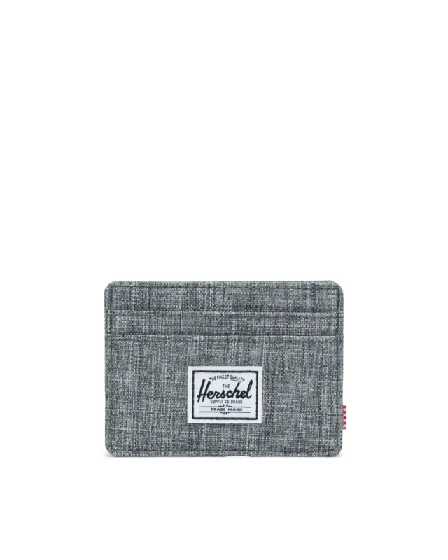 Herschel Supply Co Charlie Cardholder Wallet - Raven Cross Hatch sold by Sun Diego Boardshops