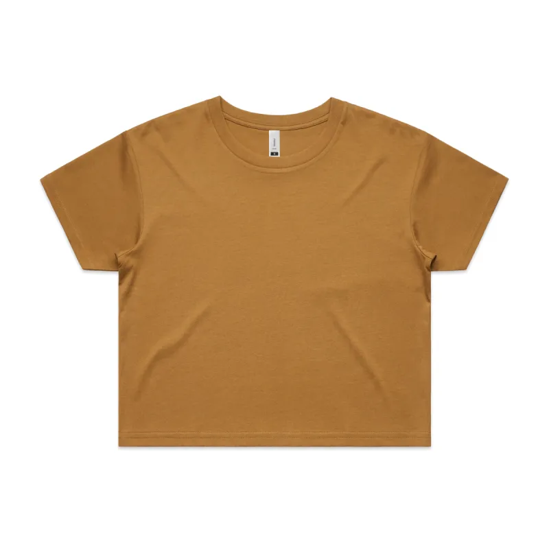 AS Colour Crop Tee - Camel sold by Sun Diego Boardshops
