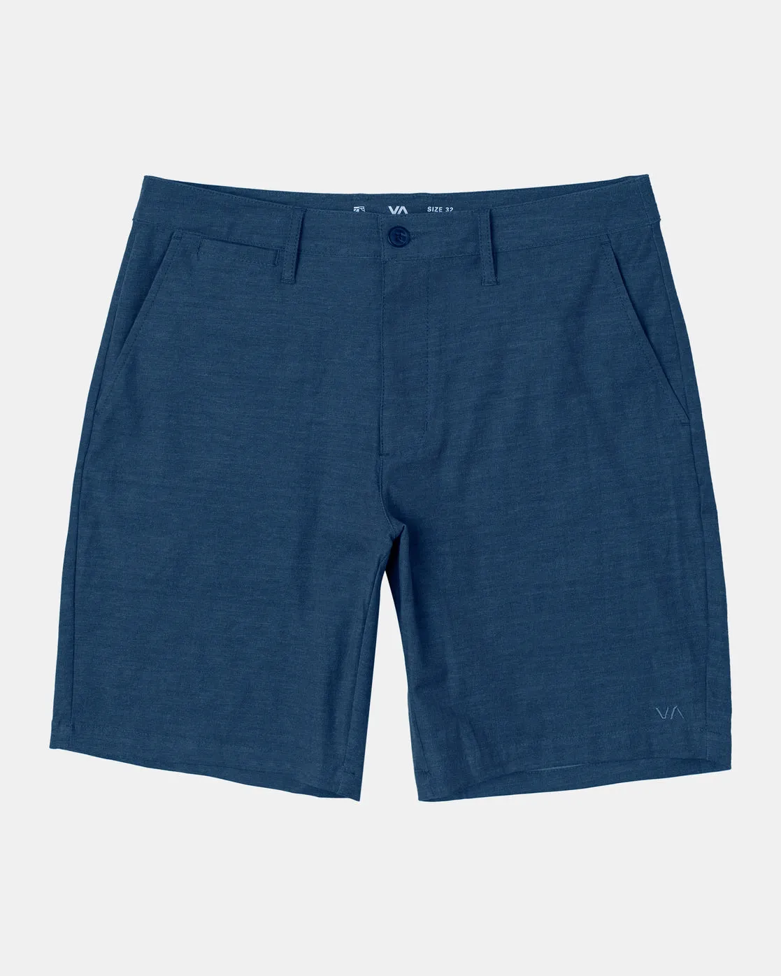 RVCA Boy's Back In Hybrid 19" Shorts - Denim Heather sold by Sun Diego Boardshops