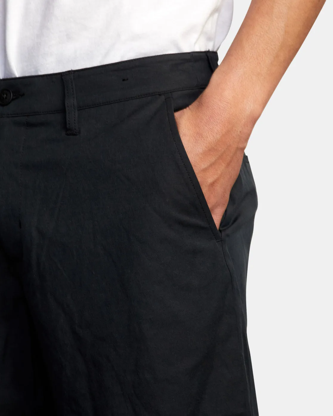 RVCA Back In Hybrid 19" Shorts - Black sold by Sun Diego Boardshops product image thumbnail 4