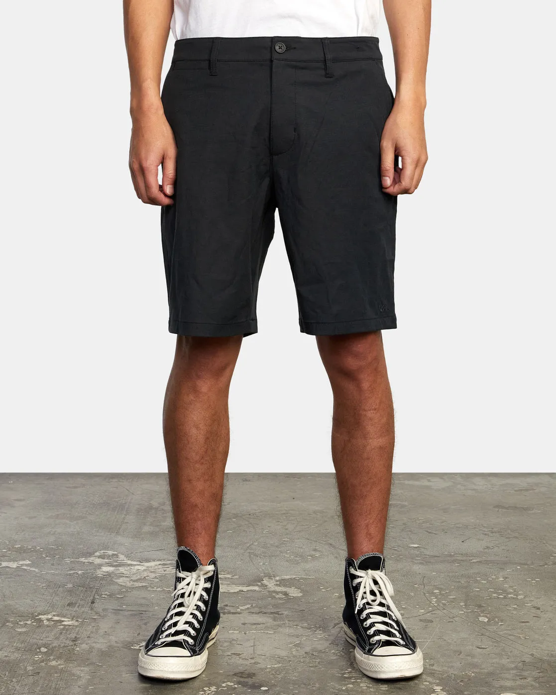 RVCA Back In Hybrid 19" Shorts - Black sold by Sun Diego Boardshops