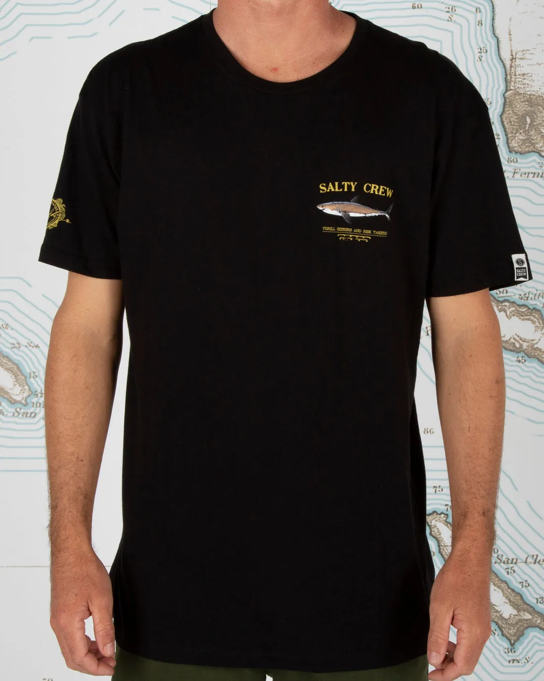 Salty Crew Bruce S/S Premium Tee - Black sold by Sun Diego Boardshops product image thumbnail 2