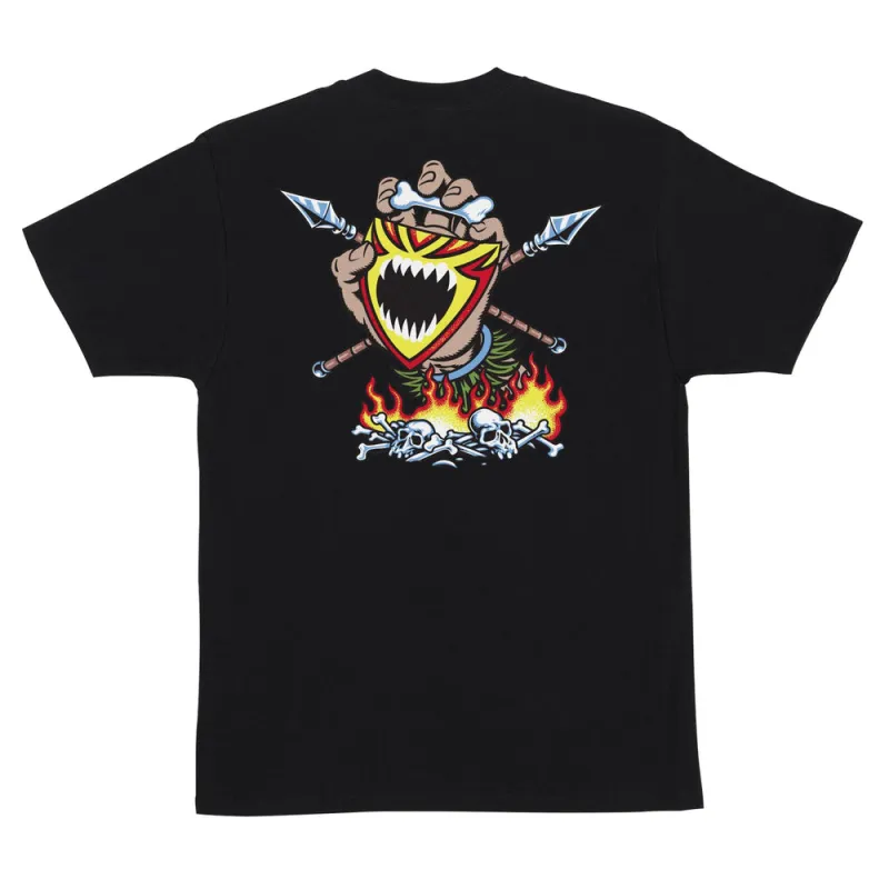 Santa Cruz Salba Screaming Witch Doctor Men's T-Shirt - BLACK made by Santa Cruz Skateboards