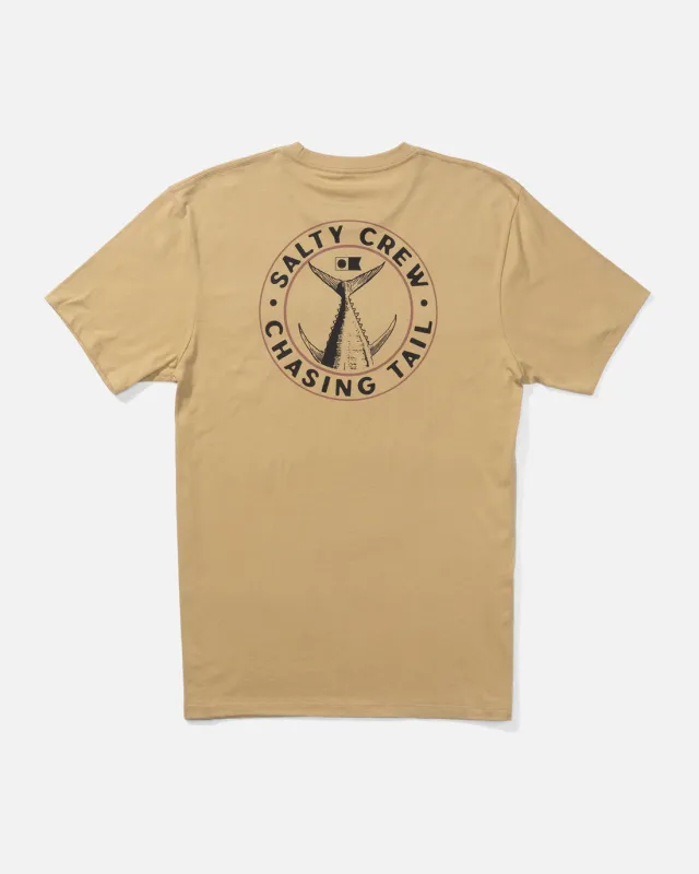 Salty Crew Tailgate Premium Tee - KHAKI sold by Sun Diego Boardshops