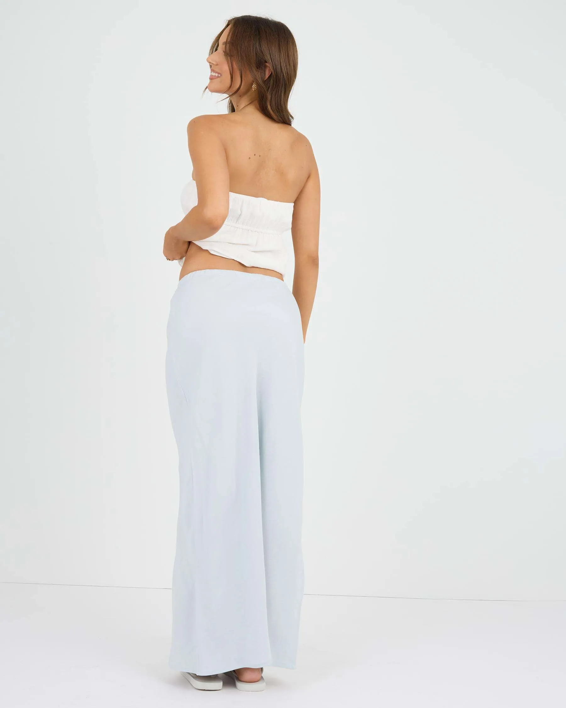 Rhythm Bias Cut Maxi Skirt - BLUE sold by Sun Diego Boardshops product image thumbnail 2