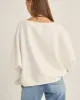 Rhythm Bora Bora Slouch Fleece - VINTAGE WHITE sold by Sun Diego Boardshops