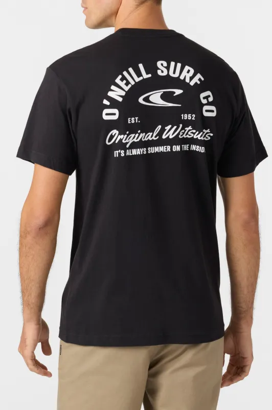 O'Neill ROCKER POCKET TEE - BLACK sold by Sun Diego Boardshops