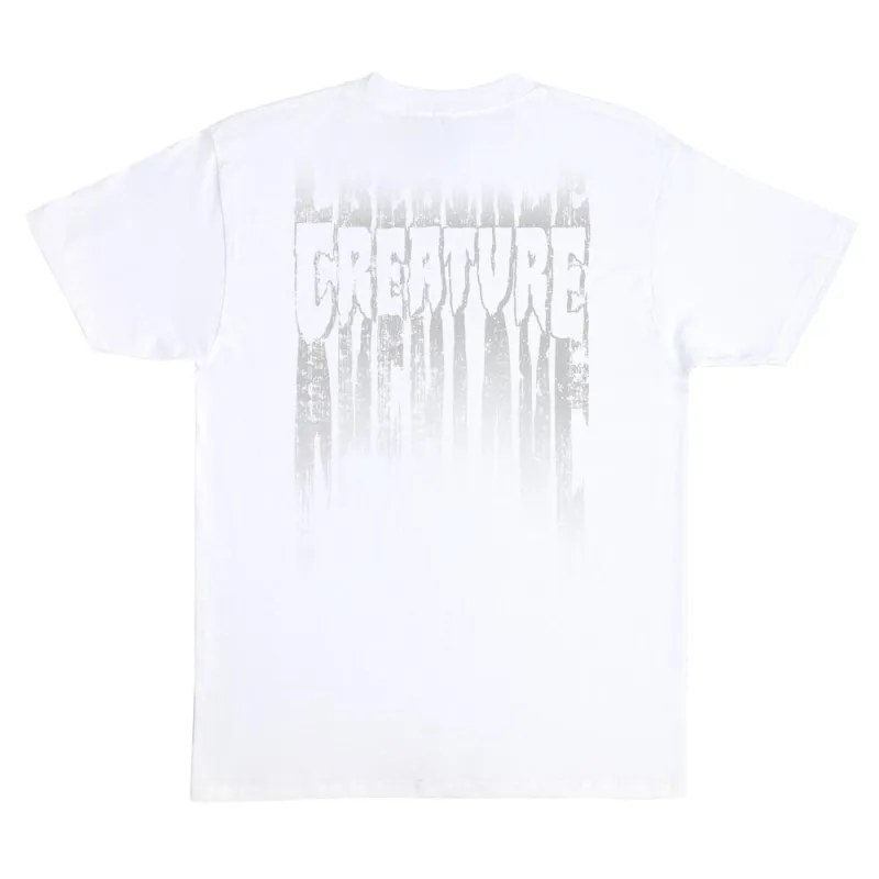 Creature Tattered Men's T-Shirt - WHITE sold by Sun Diego Boardshops