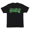 Creature Inferno Logo Outline Men's T-Shirt - BLACK sold by Sun Diego Boardshops