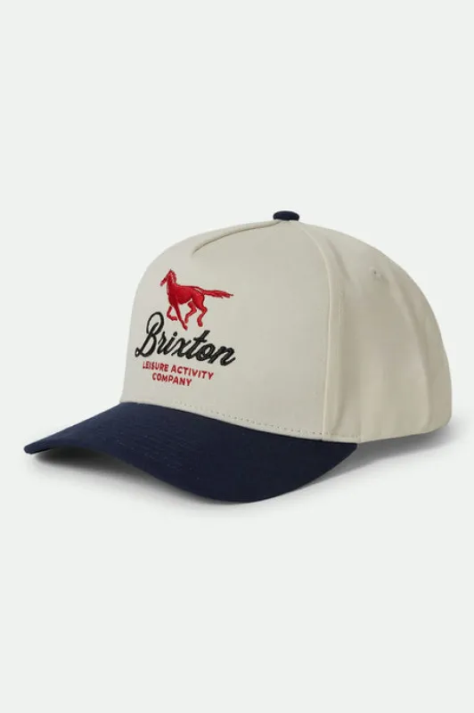 Brixton Leisure Activity Netplus Snapback - BLUE/WHITE sold by Sun Diego Boardshops