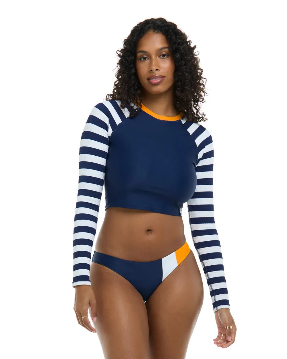 Body Glove Maritime Let It Be Crop Rashguard - MIDNIGHT sold by Sun Diego Boardshops product image thumbnail 2