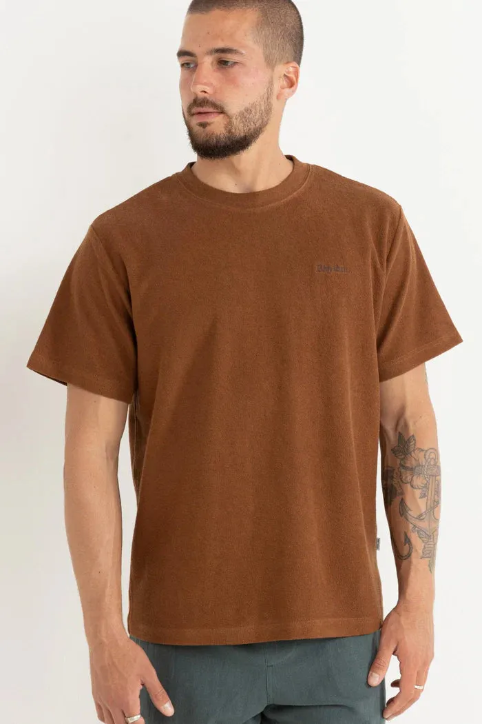 Rhythm Vickers Vintage Terry Ss T-Shirt - BROWN sold by Sun Diego Boardshops product image thumbnail 2