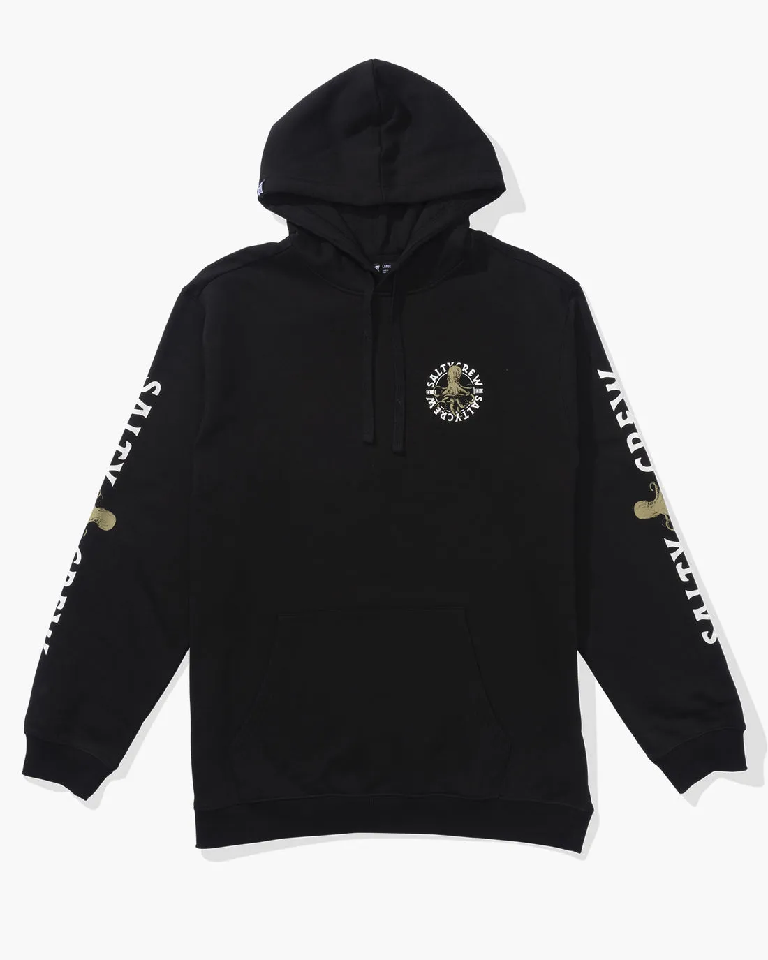 Salty Crew Tentacles Fleece Hoodie - BLACK sold by Sun Diego Boardshops product image thumbnail 3